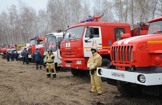 Emergencies Ministry holds wildfire drills in Chelyabinsk Region