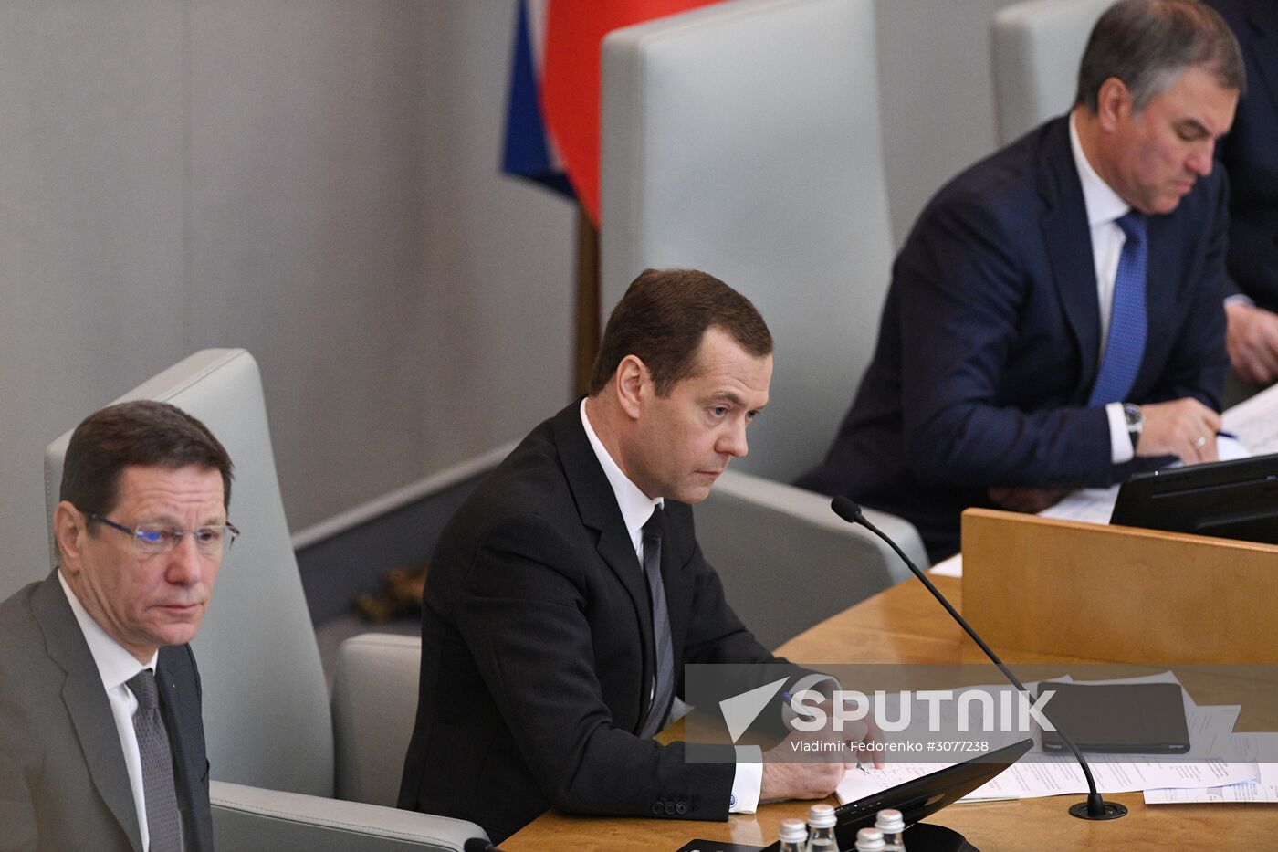 Prime Minister Dmitry Medvedev presents Government report at State Duma