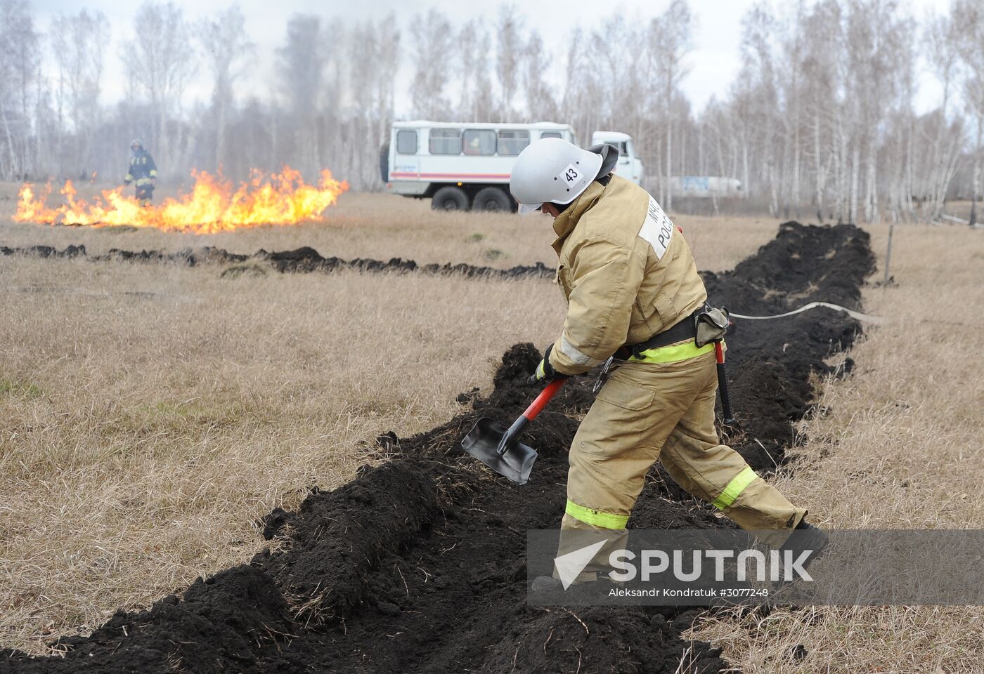 Emergencies Ministry holds wildfire drills in Chelyabinsk Region