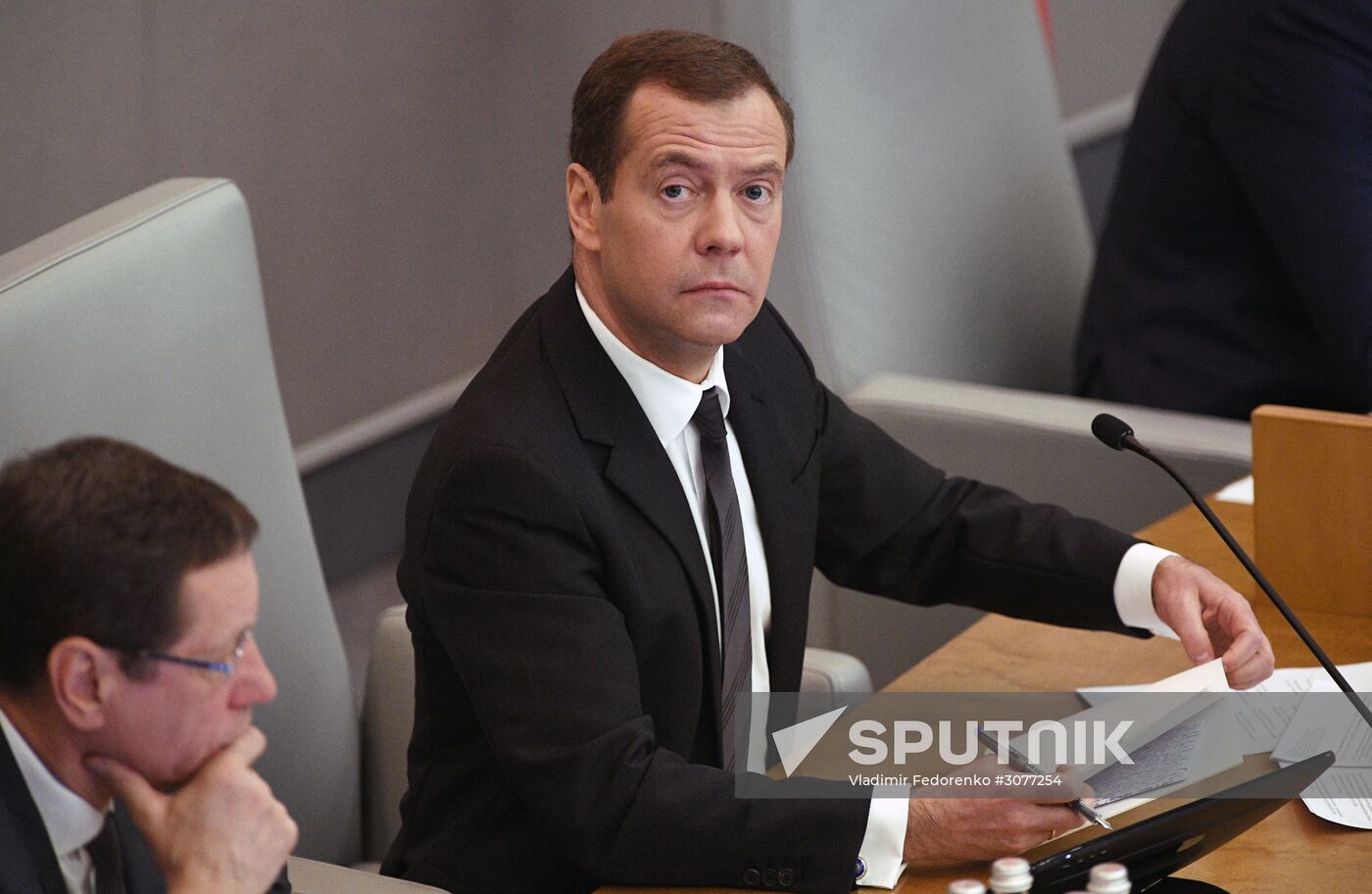 Prime Minister Dmitry Medvedev presents Government report at State Duma