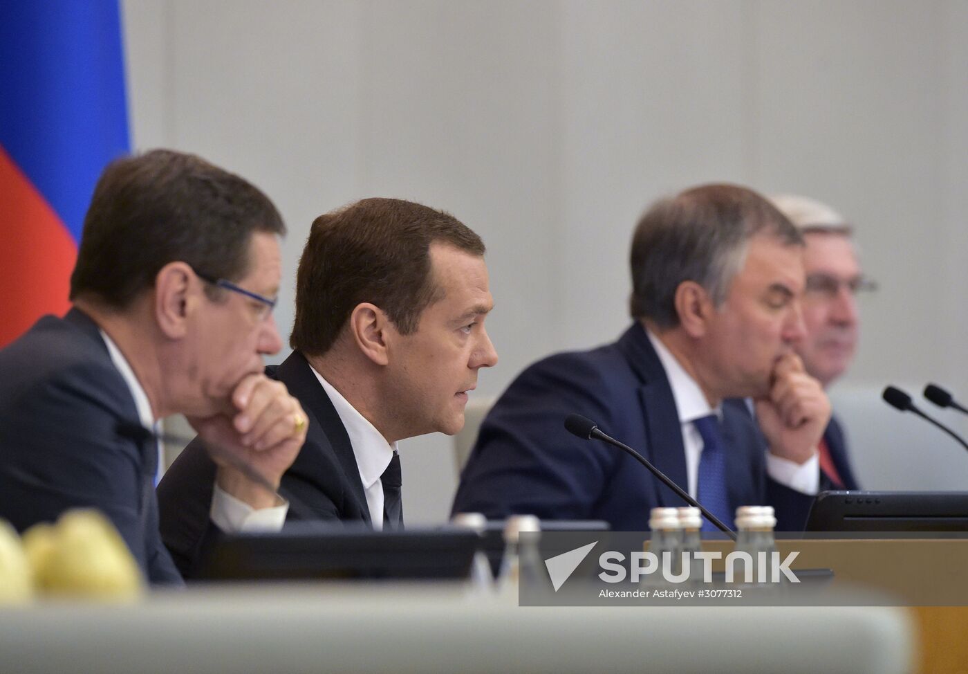 Prime Minister Dmitry Medvedev presents Government report at State Duma