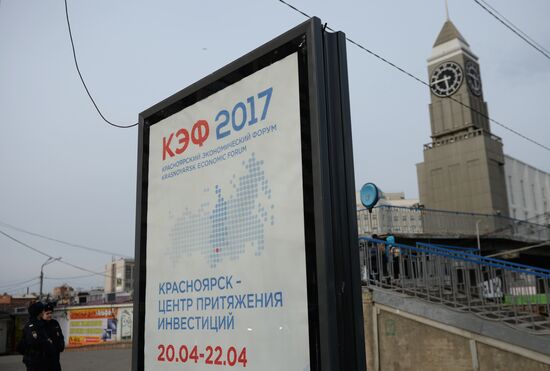 Preparation for Krasnoyarsk Economic Forum