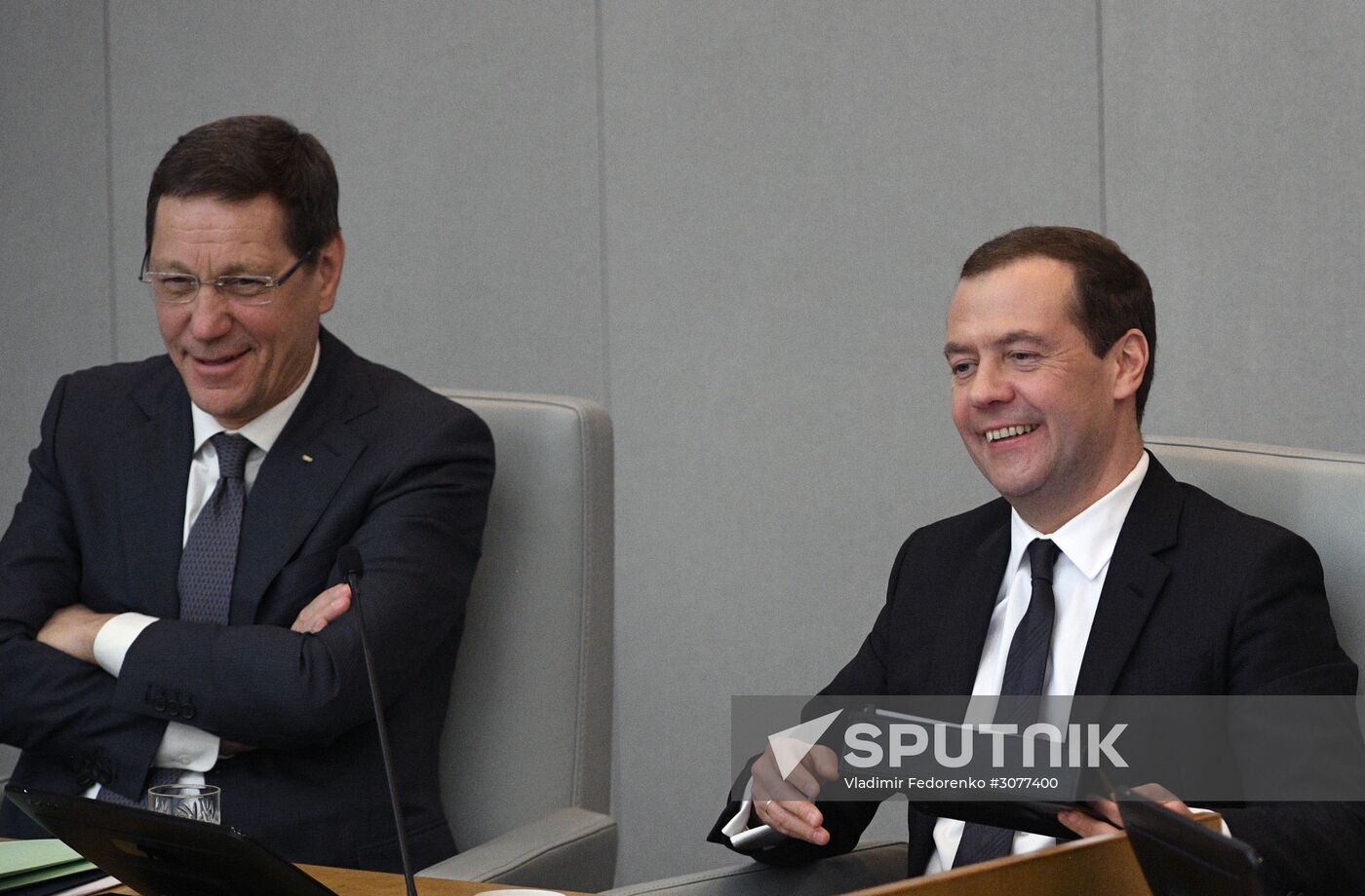 Prime Minister Dmitry Medvedev presents Government report at State Duma