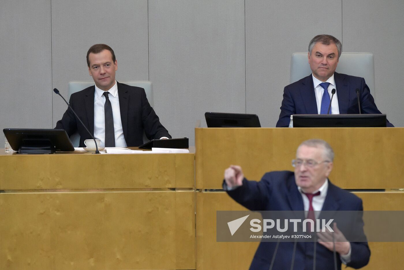 Prime Minister Dmitry Medvedev presents Government report at State Duma