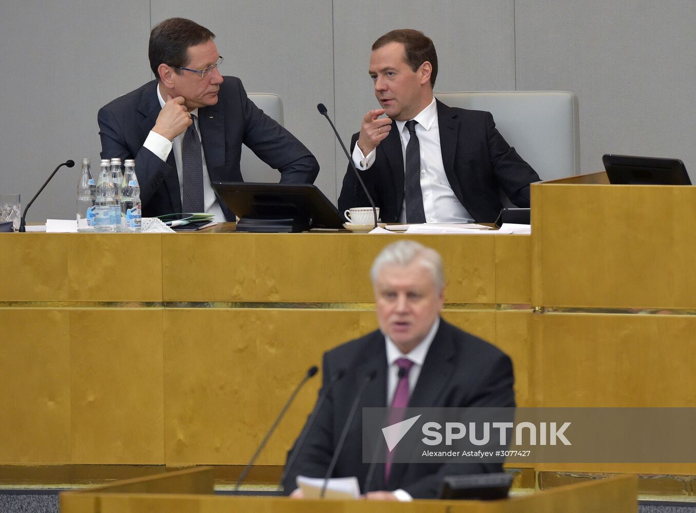 Prime Minister Dmitry Medvedev presents Government report at State Duma