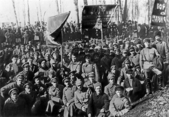 Combating Basmachi at the Fergana front