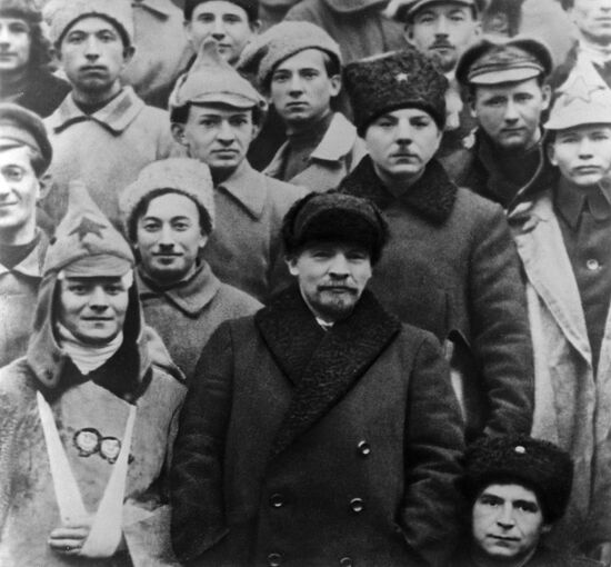 Vladimir Lenin and Kliment Voroshilov