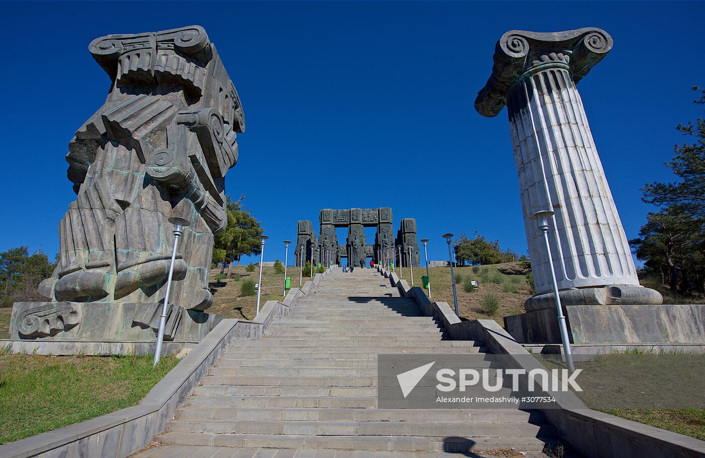 History of Georgia monument in Tbilisi