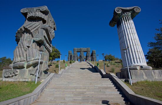 History of Georgia monument in Tbilisi