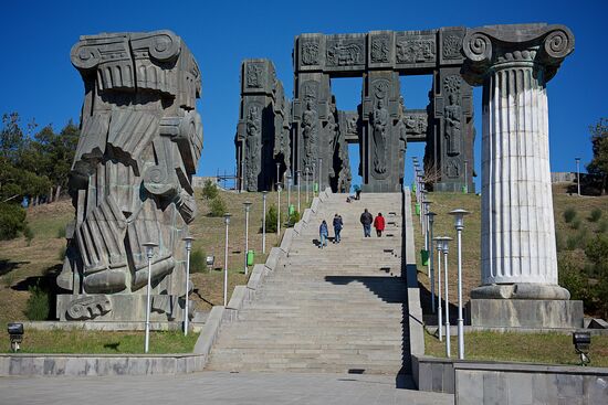 History of Georgia monument in Tbilisi