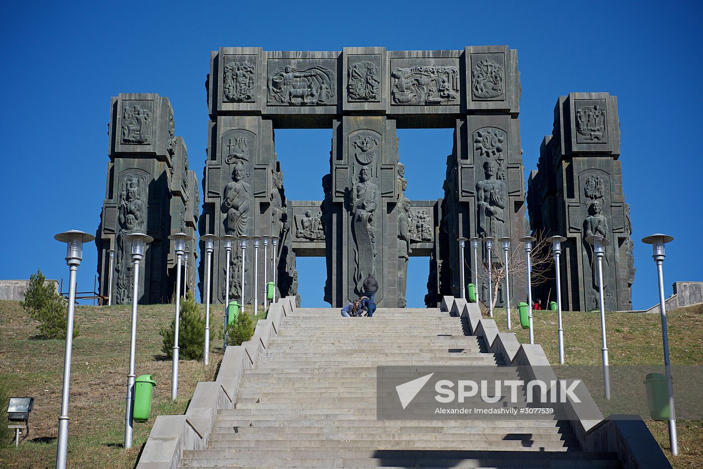 History of Georgia monument in Tbilisi