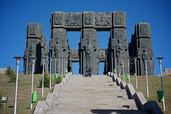 History of Georgia monument in Tbilisi