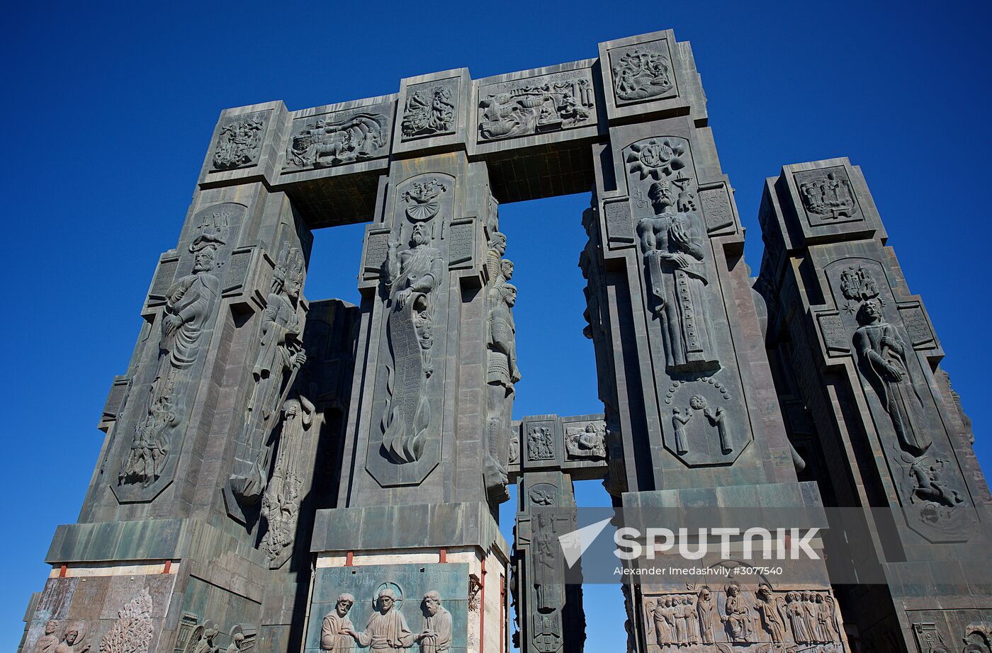 History of Georgia monument in Tbilisi