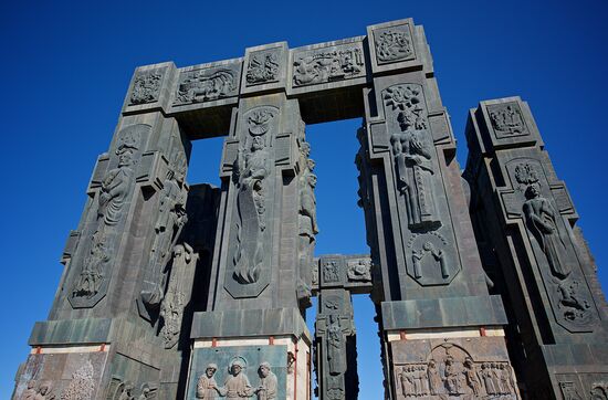 History of Georgia monument in Tbilisi