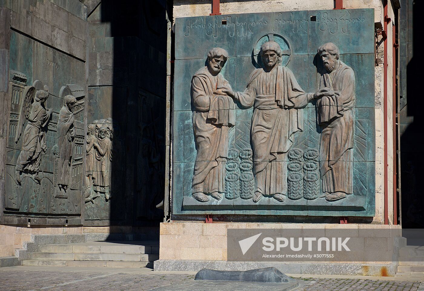 Georgian History monument in Tbilisi