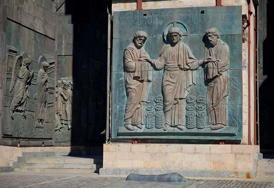 Georgian History monument in Tbilisi