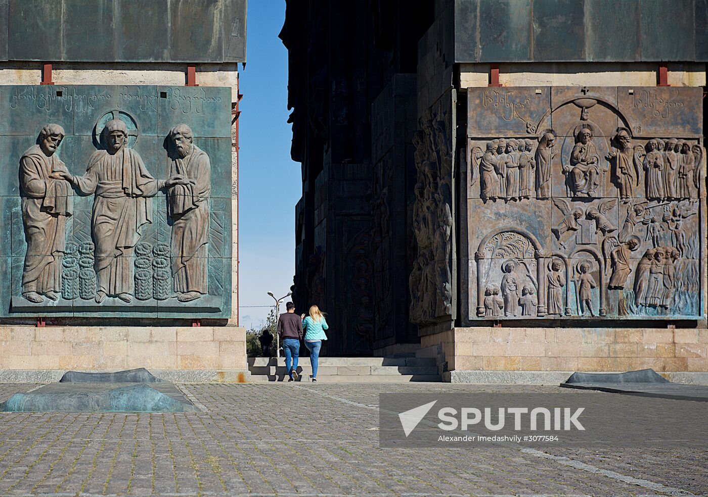 Georgia's History monument in Tbilisi