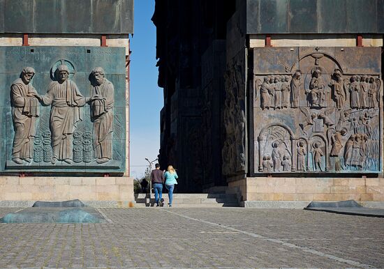 Georgia's History monument in Tbilisi