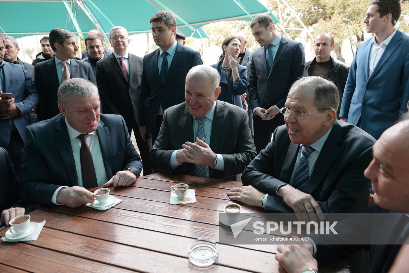 Foreign Minister Sergei Lavrov's visit to Abkhazia. Day two
