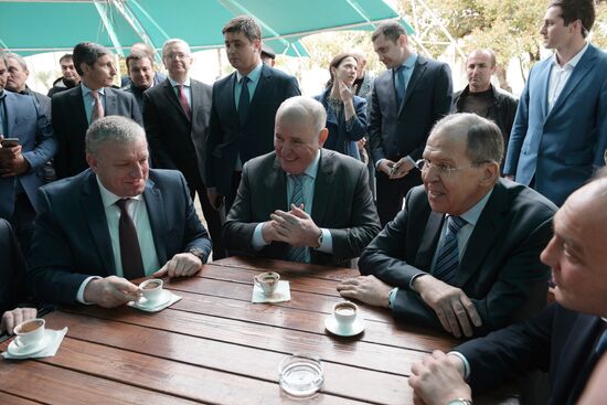 Foreign Minister Sergei Lavrov's visit to Abkhazia. Day two