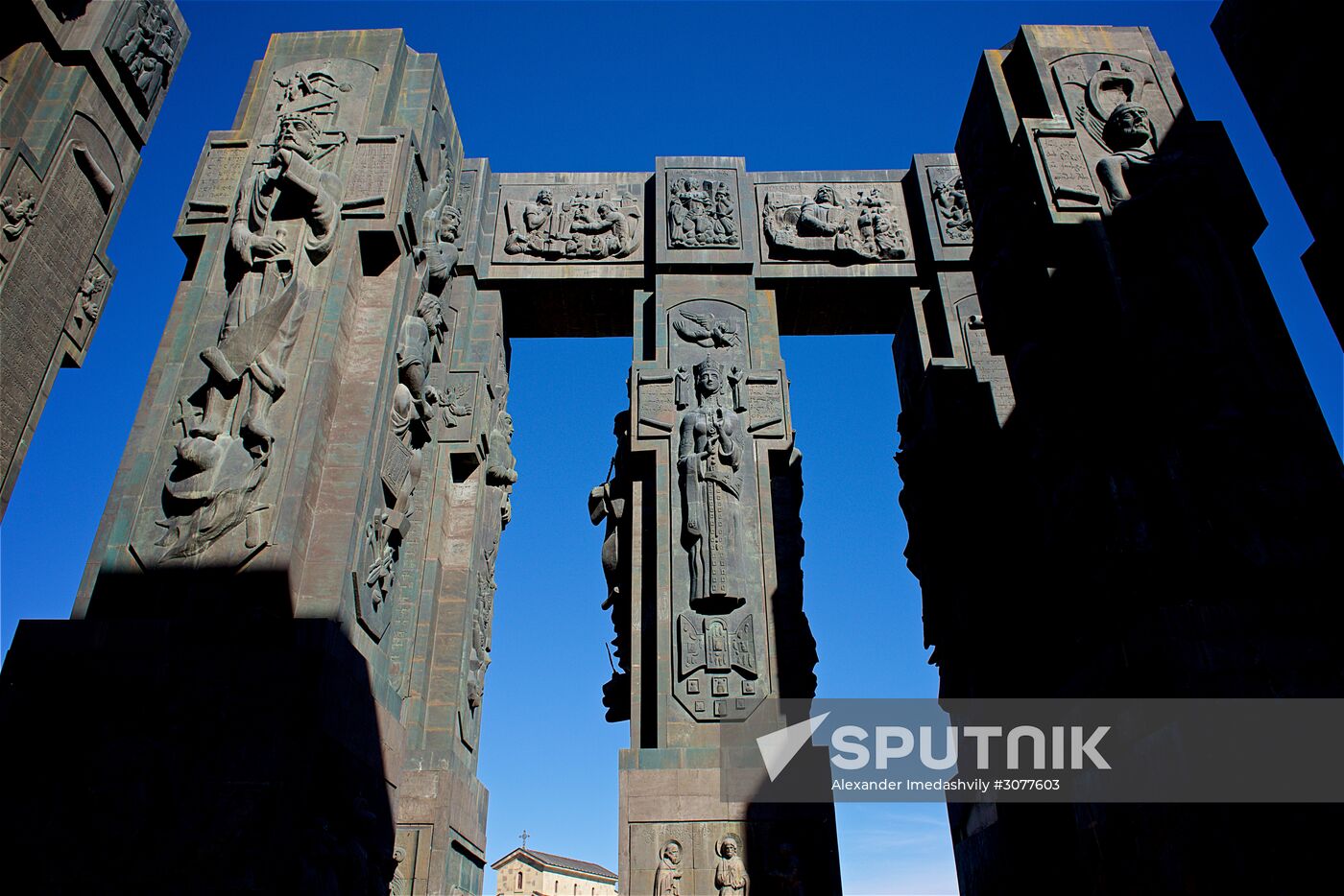 History of Georgia monument in Tbilisi