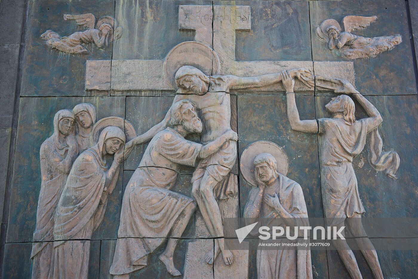 History of Georgia monument in Tbilisi