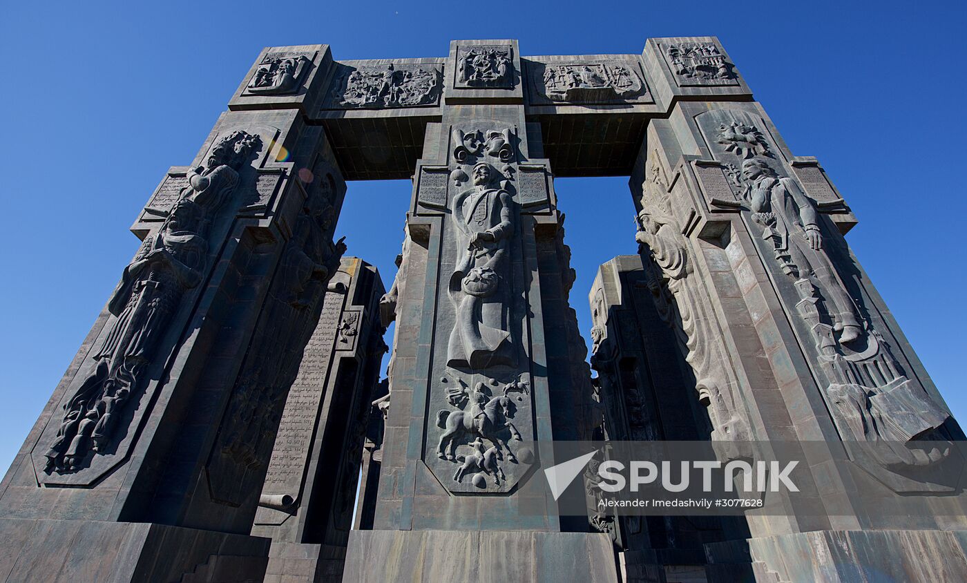 History of Georgia monument in Tbilisi