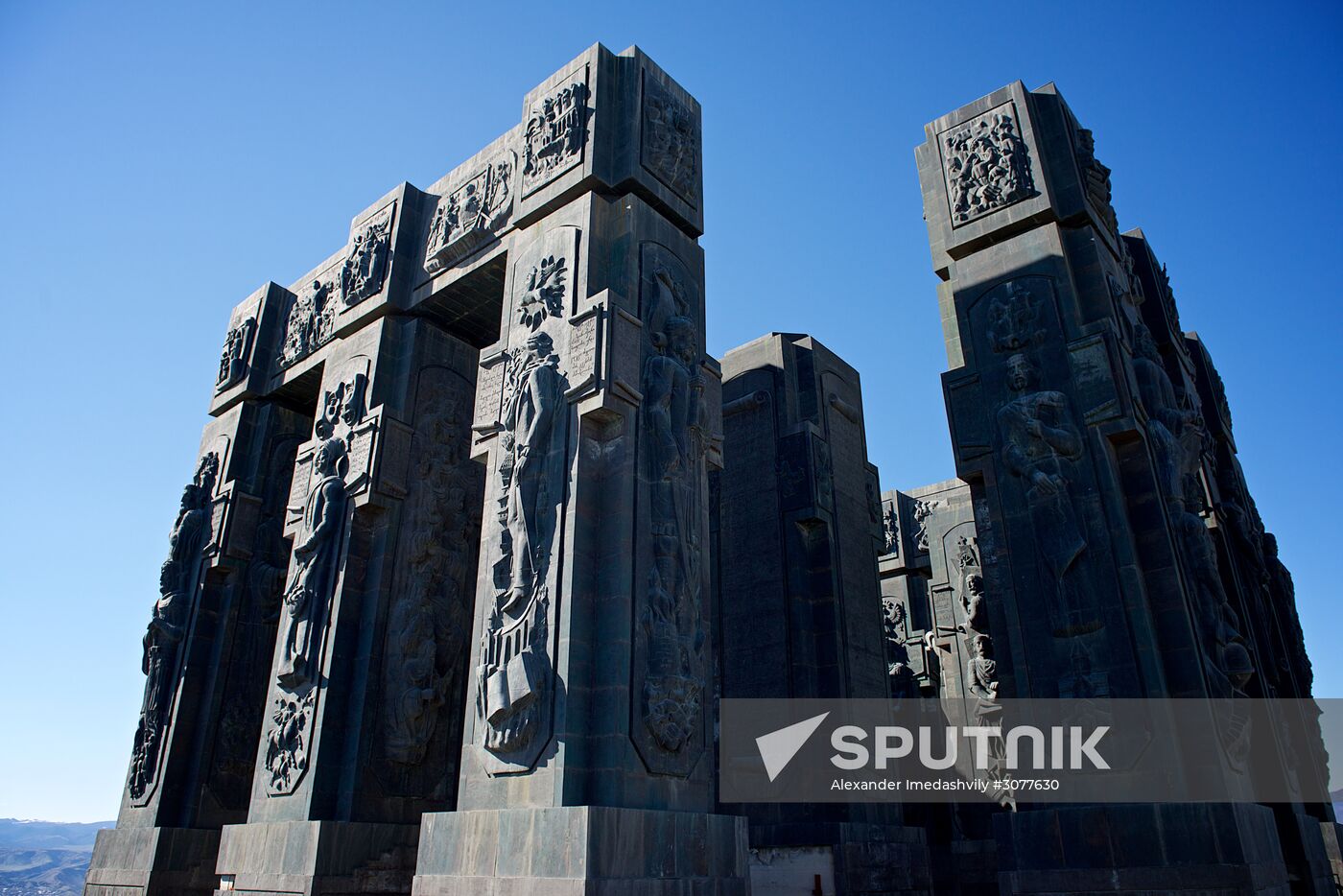 History of Georgia monument in Tbilisi