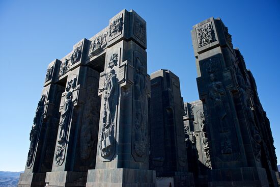History of Georgia monument in Tbilisi