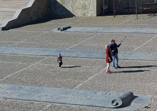 Georgia's History monument in Tbilisi