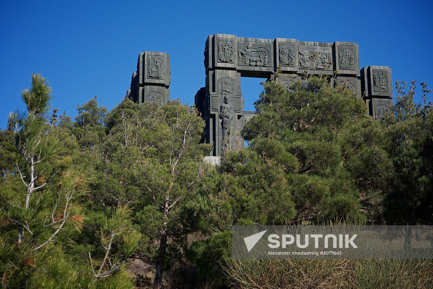 History of Georgia monument in Tbilisi
