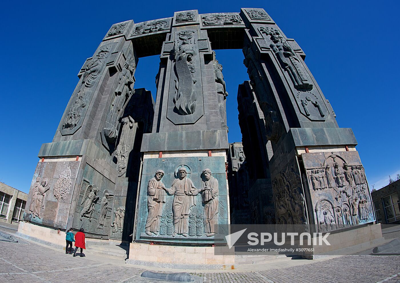 History of Georgia monument in Tbilisi