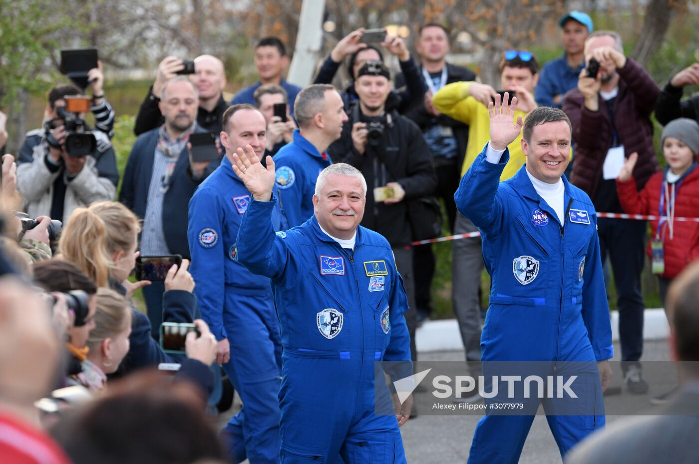 Soyuz-FG carrier rocket with manned spacecraft Soyuz MS-04 launches from Baikonur
