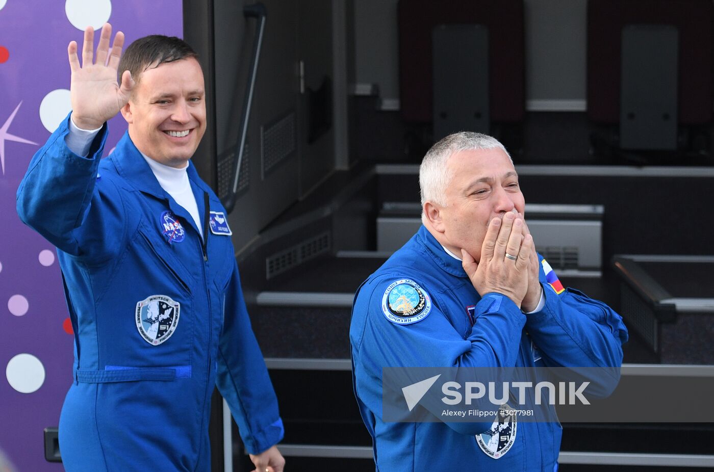 Soyuz-FG carrier rocket with manned spacecraft Soyuz MS-04 launches from Baikonur