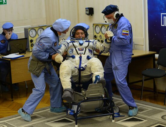 Soyuz-FG carrier rocket with manned spacecraft Soyuz MS-04 launches from Baikonur