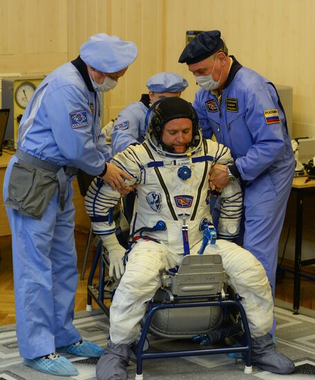 Soyuz-FG carrier rocket with manned spacecraft Soyuz MS-04 launches from Baikonur