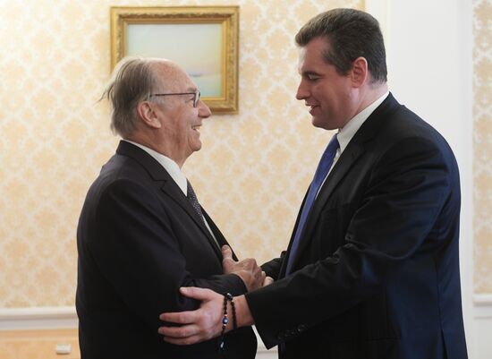 Foreign Minister Sergey Lavrov meets with Prince Karim Aga Khan IV