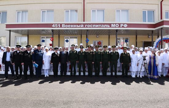 Opening of new hospital building at Russia's military base No. 201 in Tajikistan