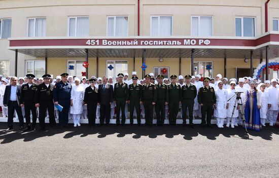 Opening of new hospital building at Russia's military base No. 201 in Tajikistan