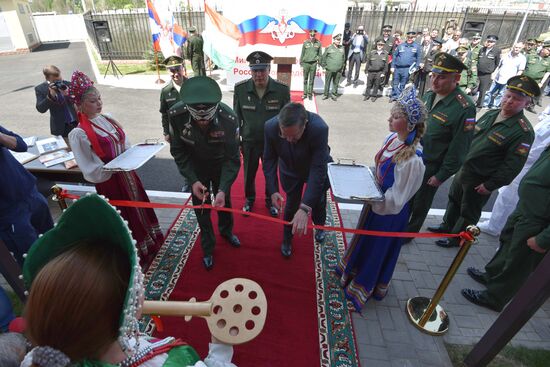 Opening of new hospital building at Russia's military base No. 201 in Tajikistan