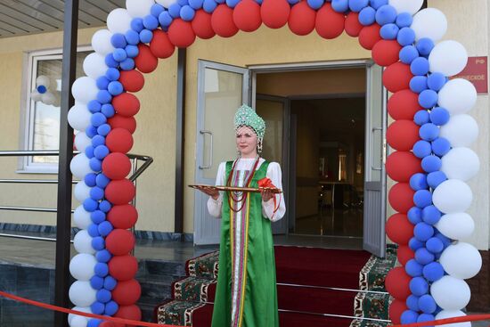 Opening of new hospital building at Russia's military base No. 201 in Tajikistan