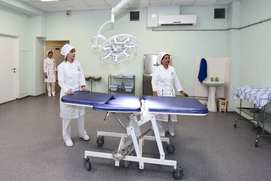 Opening of new hospital building at Russia's military base No. 201 in Tajikistan