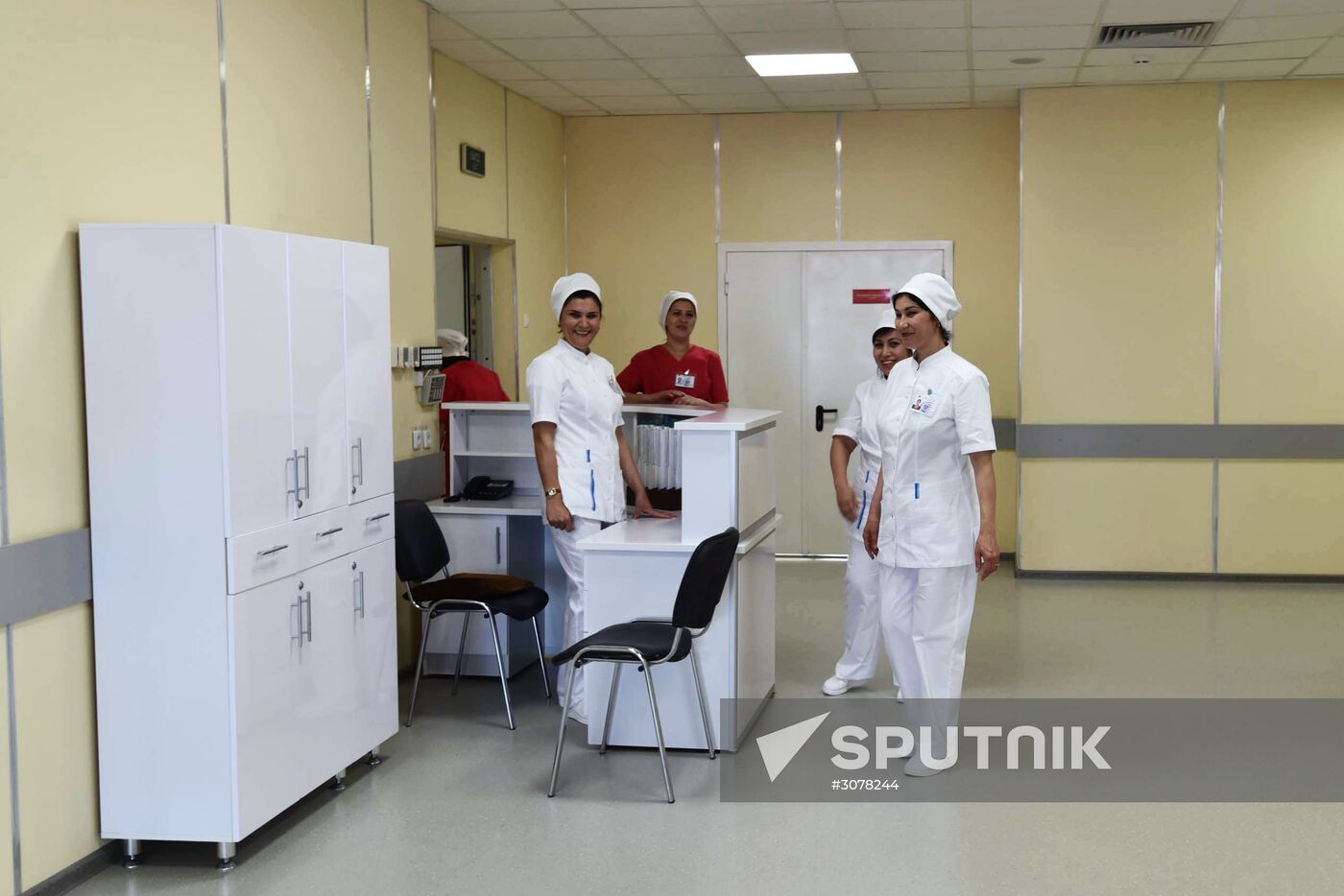 Opening of new hospital building at Russia's military base No. 201 in Tajikistan