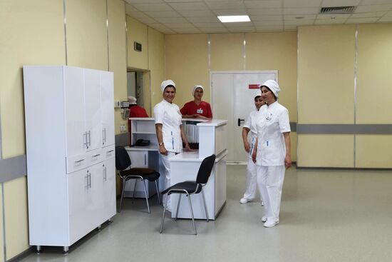 Opening of new hospital building at Russia's military base No. 201 in Tajikistan