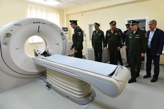 Opening of new hospital building at Russia's military base No. 201 in Tajikistan