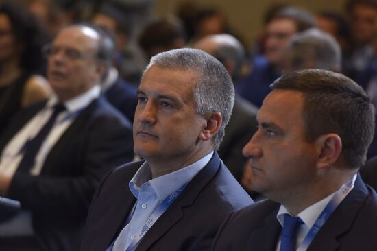 Yalta International Economic Forum in Crimea. Day One