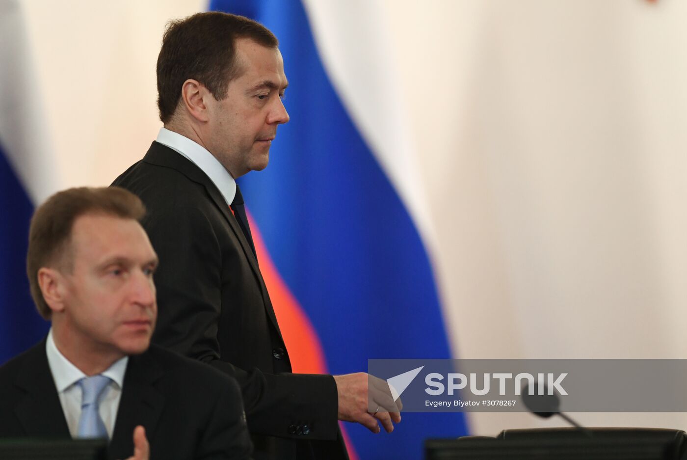 Russian Prime Minister Dmitry Medvedev attends expanded meeting of Finance Ministry Board