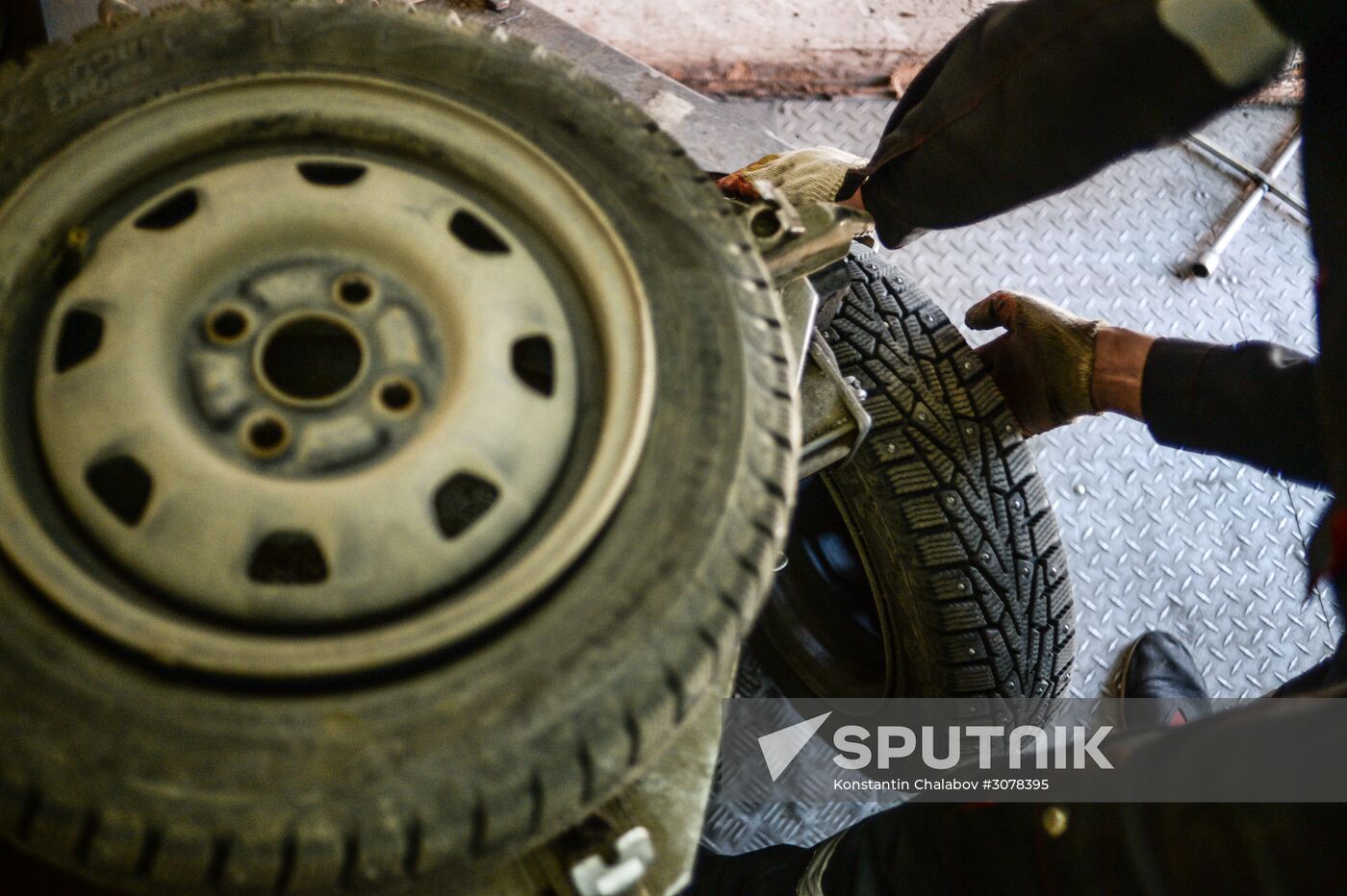Tire service center in Veliky Novgorod