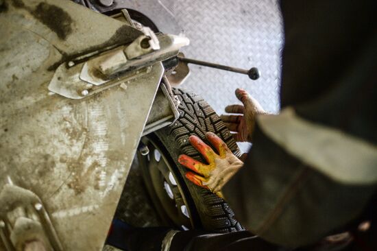 Tire service center in Veliky Novgorod