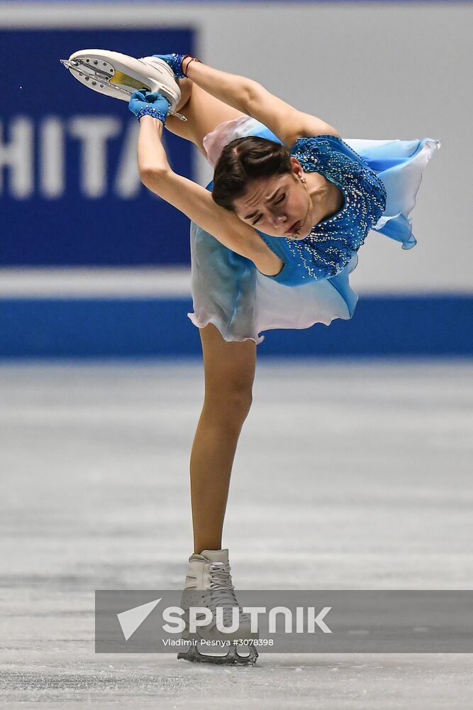 ISU World Team Trophy in Figure Skating. Women. Short program